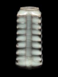 A Miniature Guan -Type Porcelain Vase