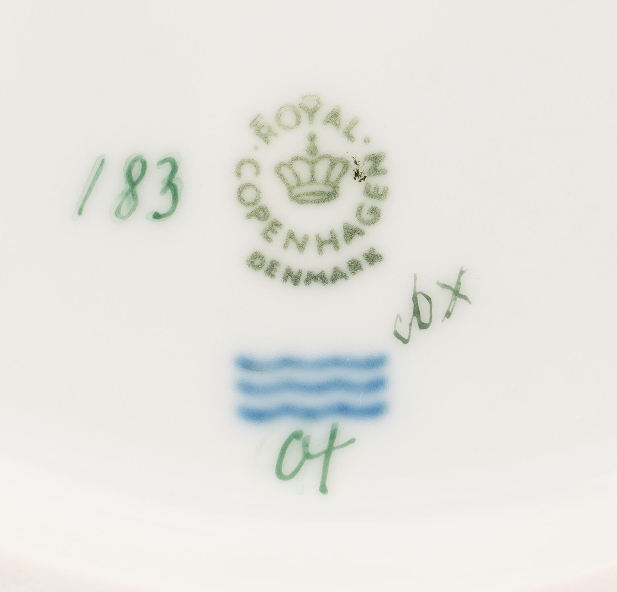 A Royal Copenhagen Flora Danica Porcelain Covered Tureen