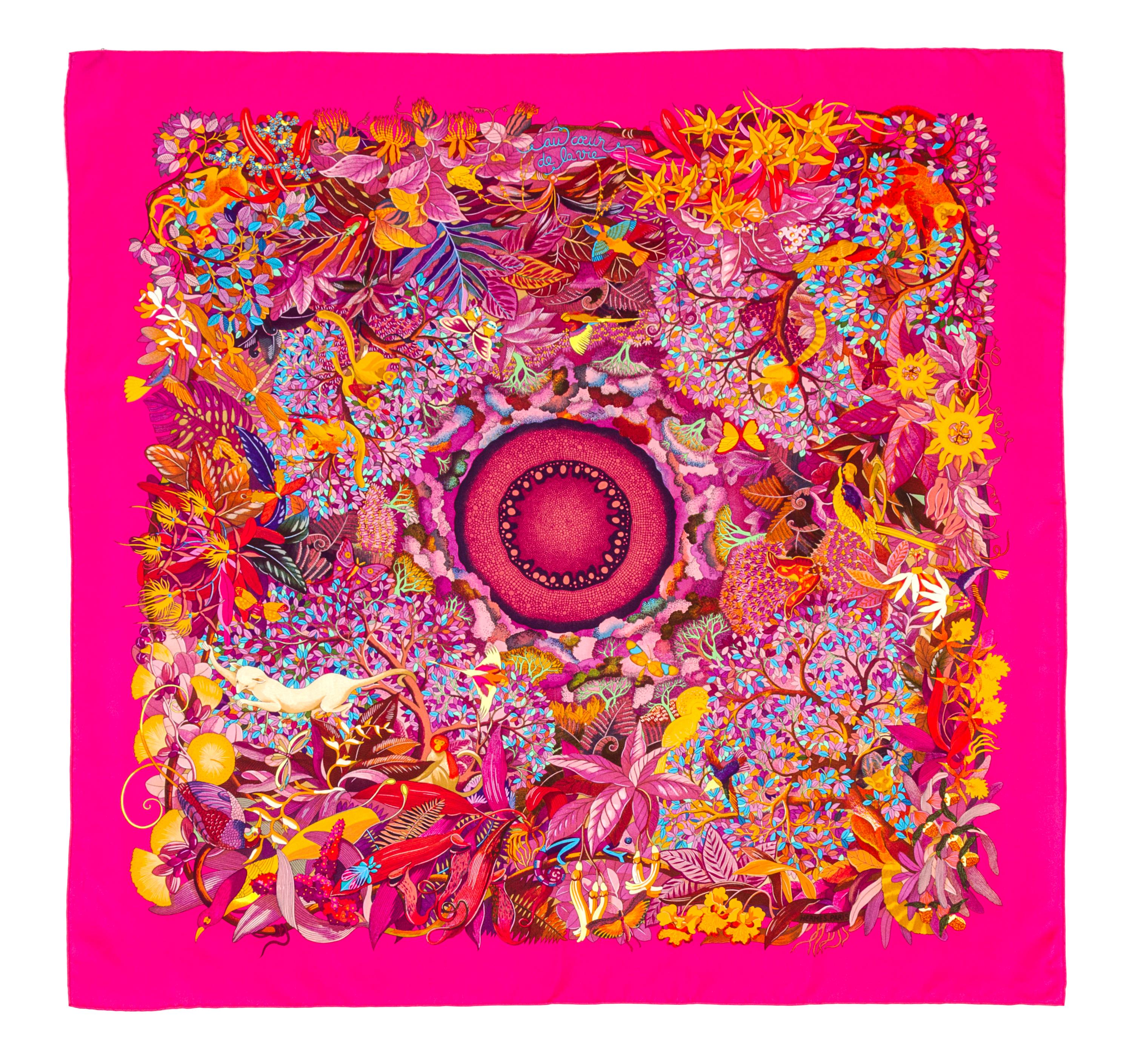 An Hermes 90cm Silk Scarf, 36" x 36".
