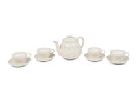 A Wedgwood Embossed Queensware Ceramic Dinner Service