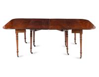 A George IV Mahogany "Concertina-Action" Dining Table