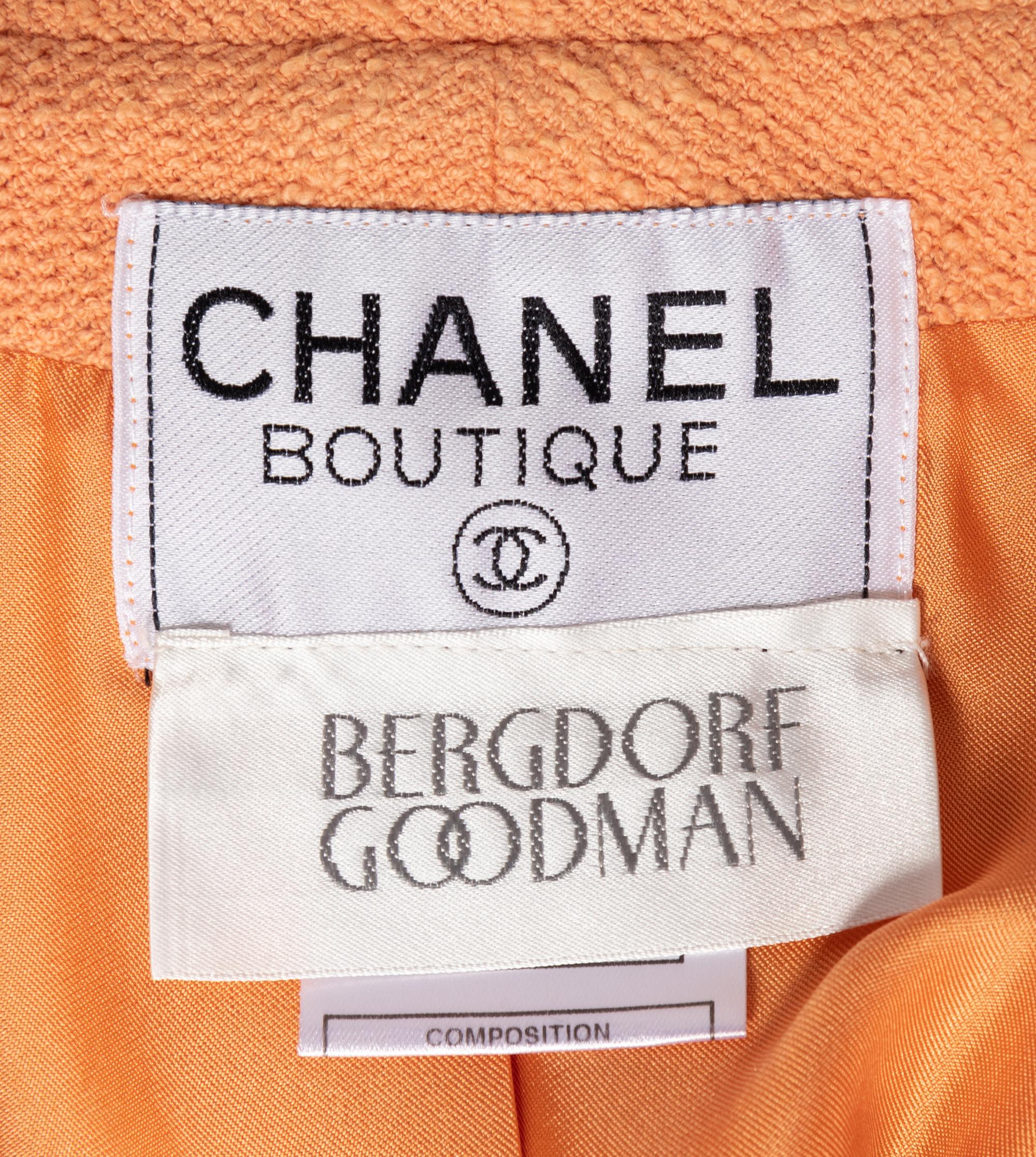 Three Chanel Pieces: One Two-Piece Skirt Suit, One Jacket, 1998