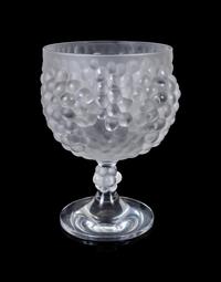 A Lalique Antilles Footed Bowl