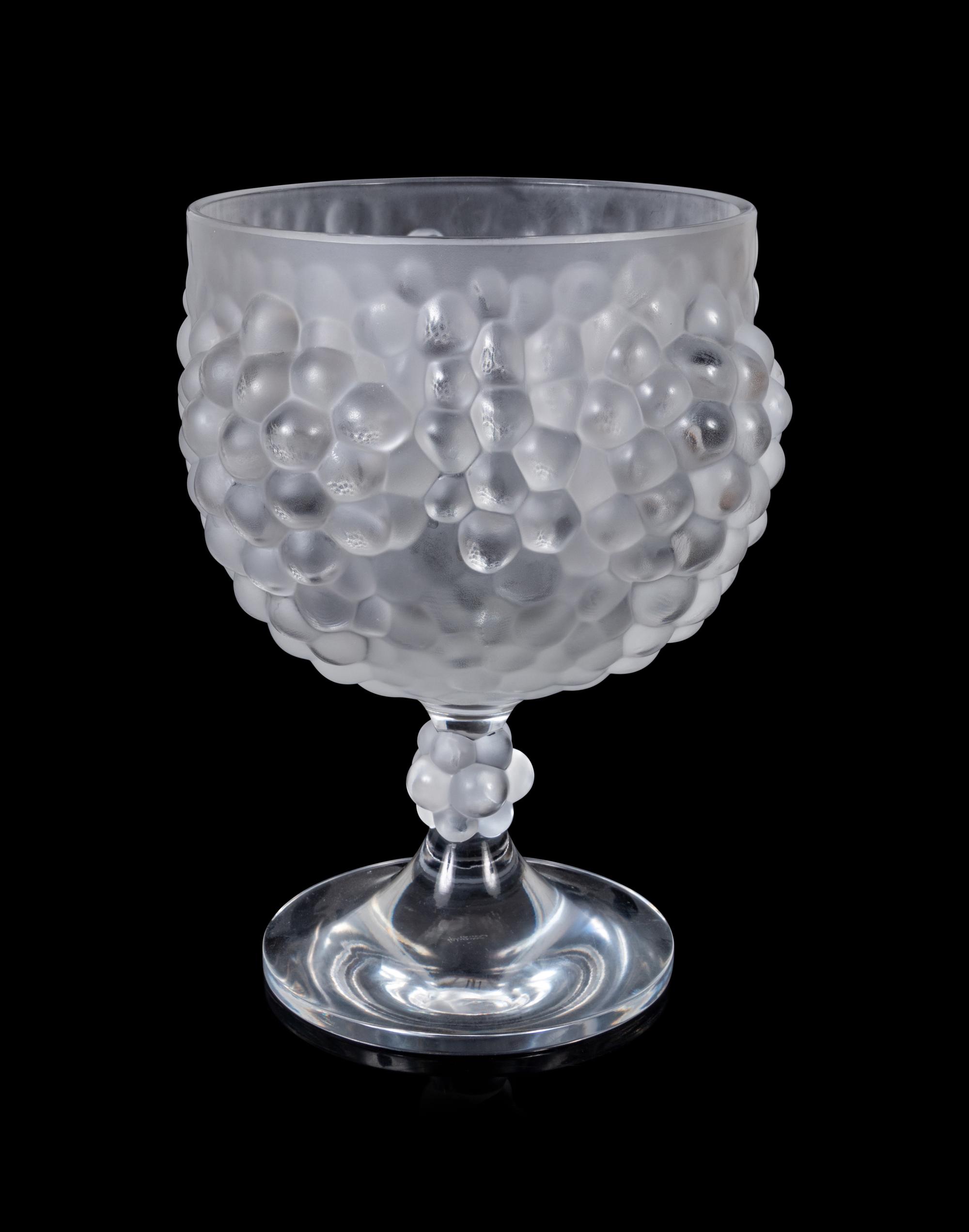 A Lalique Antilles Footed Bowl