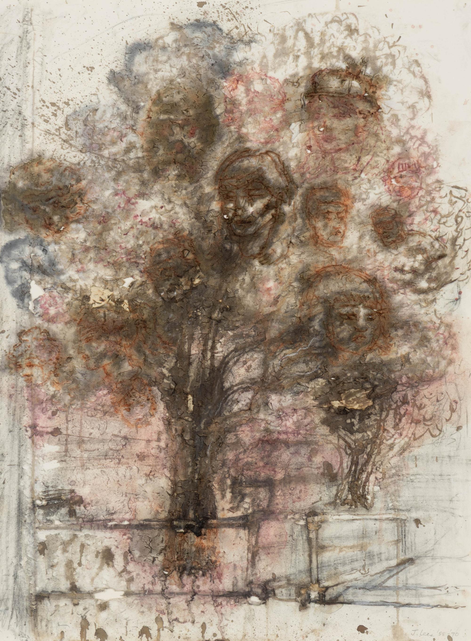 John Lees (American, b. 1943) — Faces in the Tree (I) , 1988-90