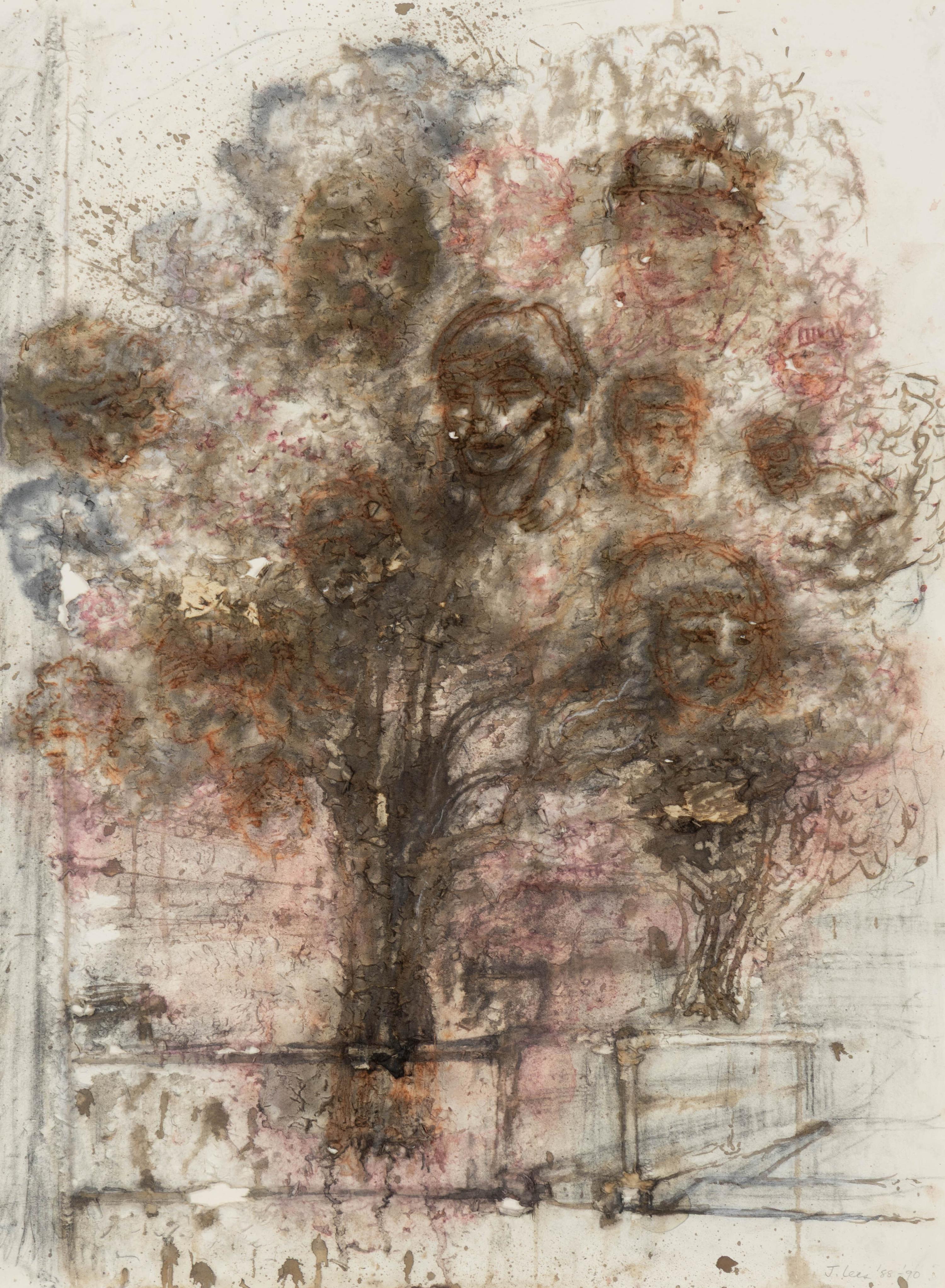 John Lees (American, b. 1943) — Faces in the Tree (I) , 1988-90