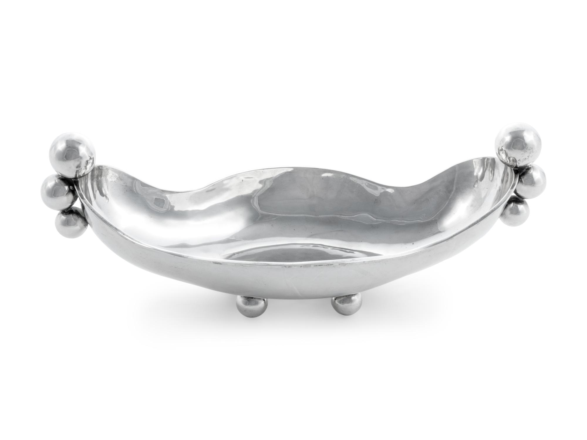 A Mexican Silver Centerpiece Bowl