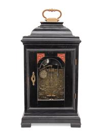 A George I Ebonized Repeating Bracket Clock
