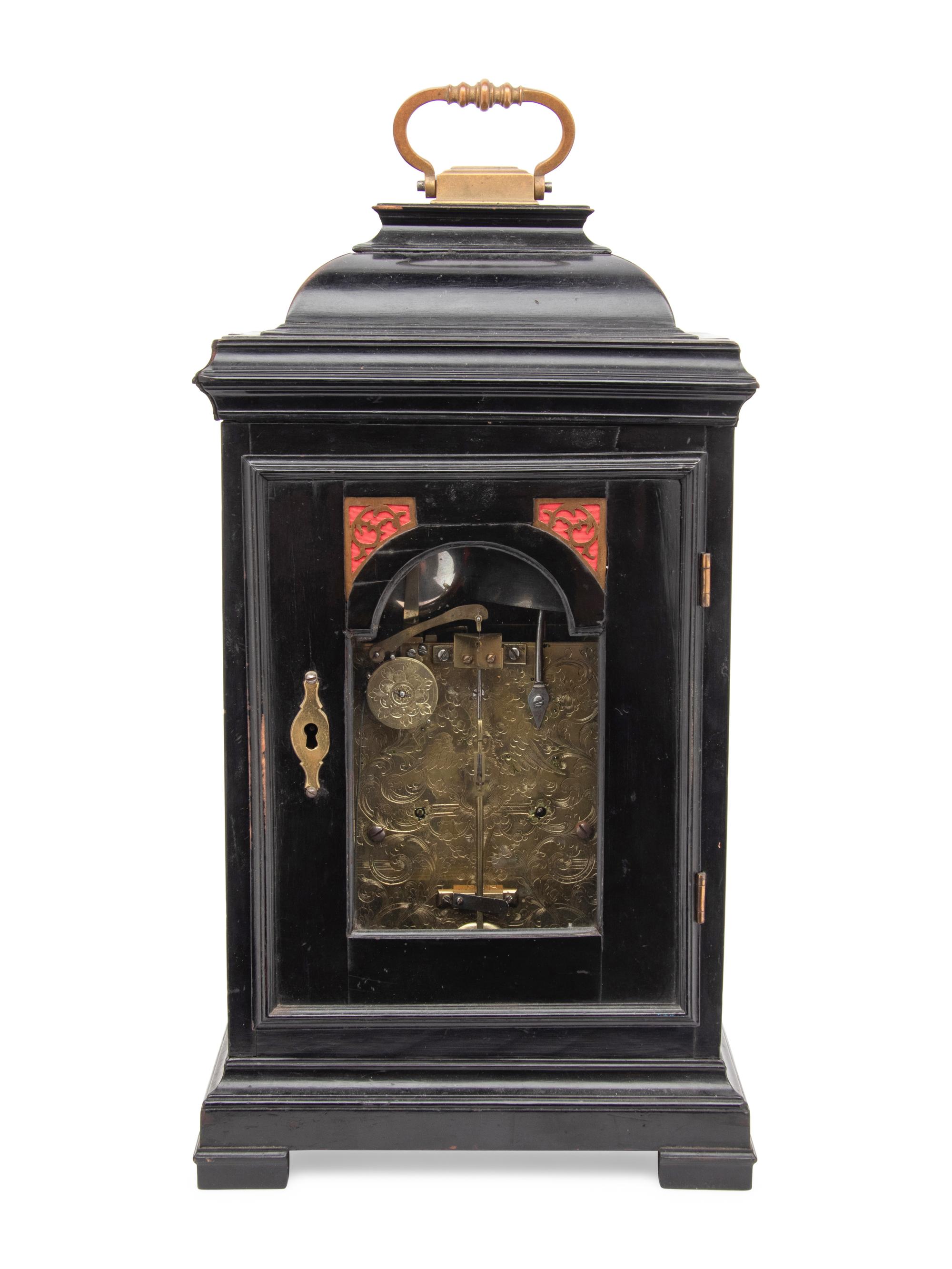 A George I Ebonized Repeating Bracket Clock