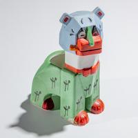 Louis Wain (English, 1860–1939) — The Lucky Haw-Haw Cat Spill Vase