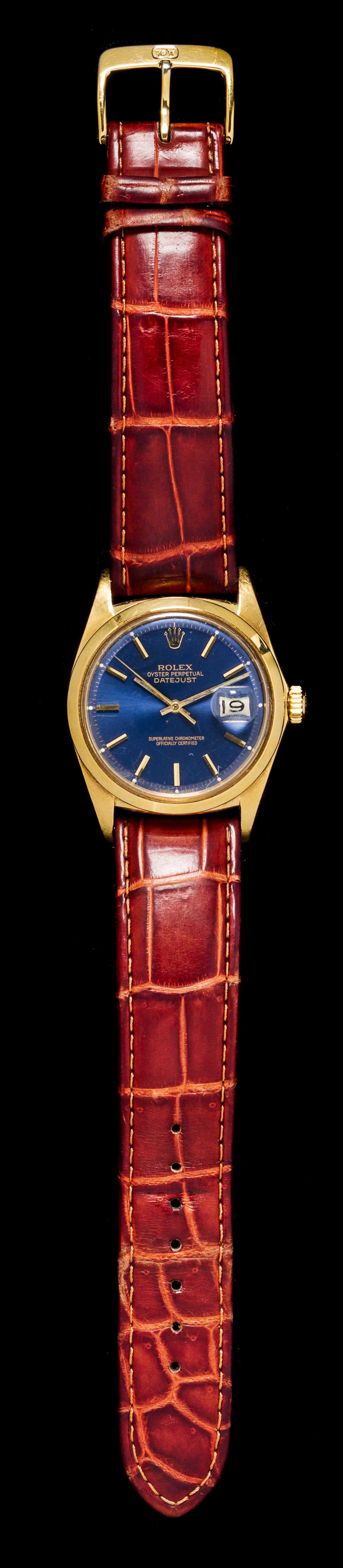 An 18 Karat Yellow Gold Ref. 1601 Oyster Perpetual Wristwatch, Rolex,