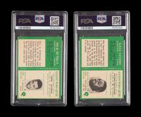 A Group of 1966 Philadelphia Dick Butkus and Gale Sayers PSA Graded Football Rookie Cards