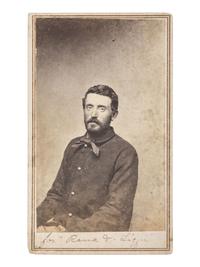 [CIVIL WAR] 16th OH Battery Archive, incl. hand-drawn camp scene, escutcheon, war-date diary, CDVs.