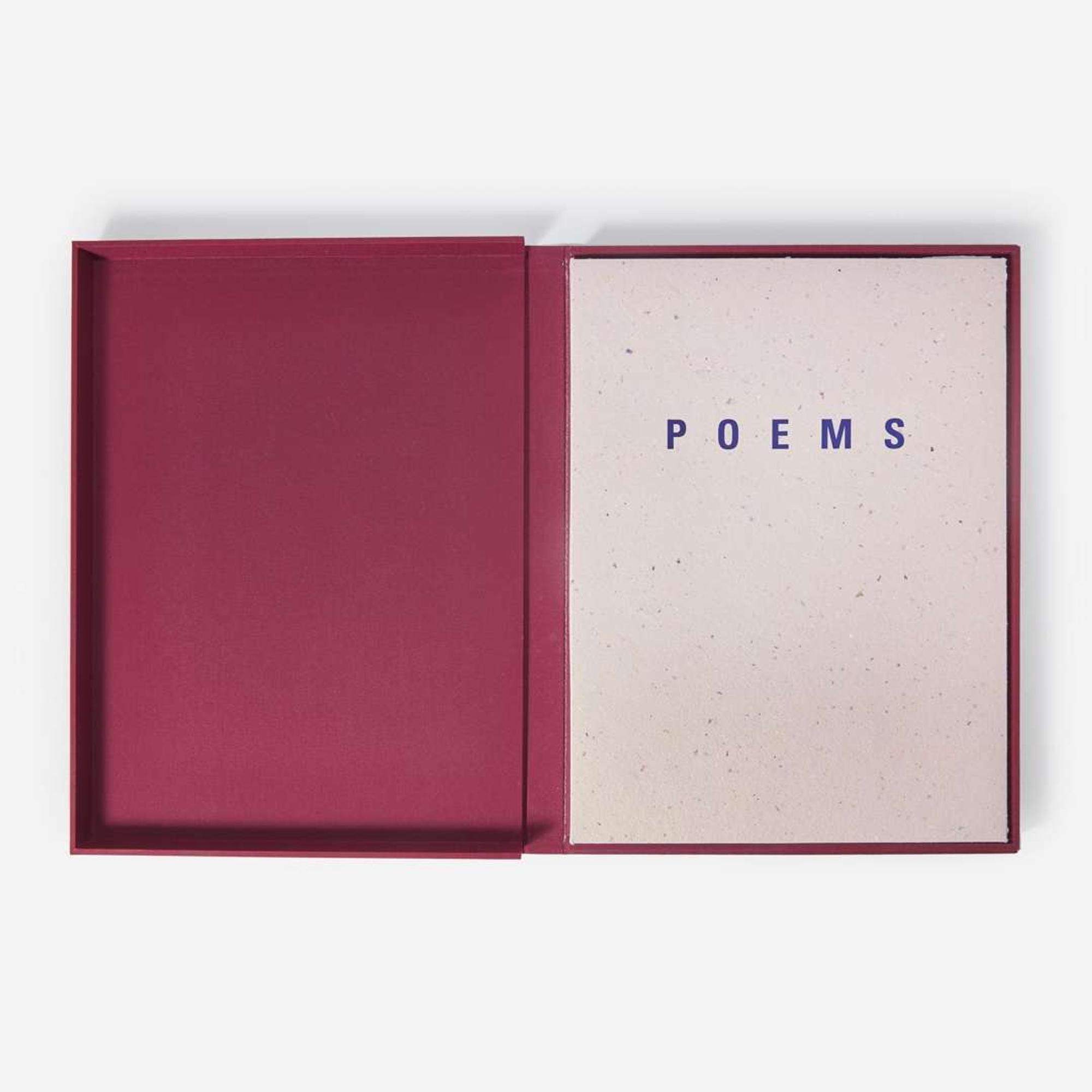 Joan Mitchell (American, 1925-1992) Poems (complete portfolio of 8 works, with text by Nathan Kernan)