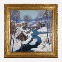Fern Isabel Coppedge (American, 1883–1951) December Afternoon (Carversville)