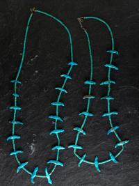 Kewa and Zuni Turquoise Necklaces