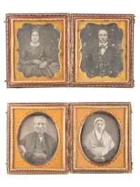 [EARLY PHOTOGRAPHY]. 19 pairs of sixth plate daguerreotype portraits of couples, 38 images in total.