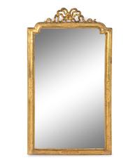 A Continental Giltwood Mirror