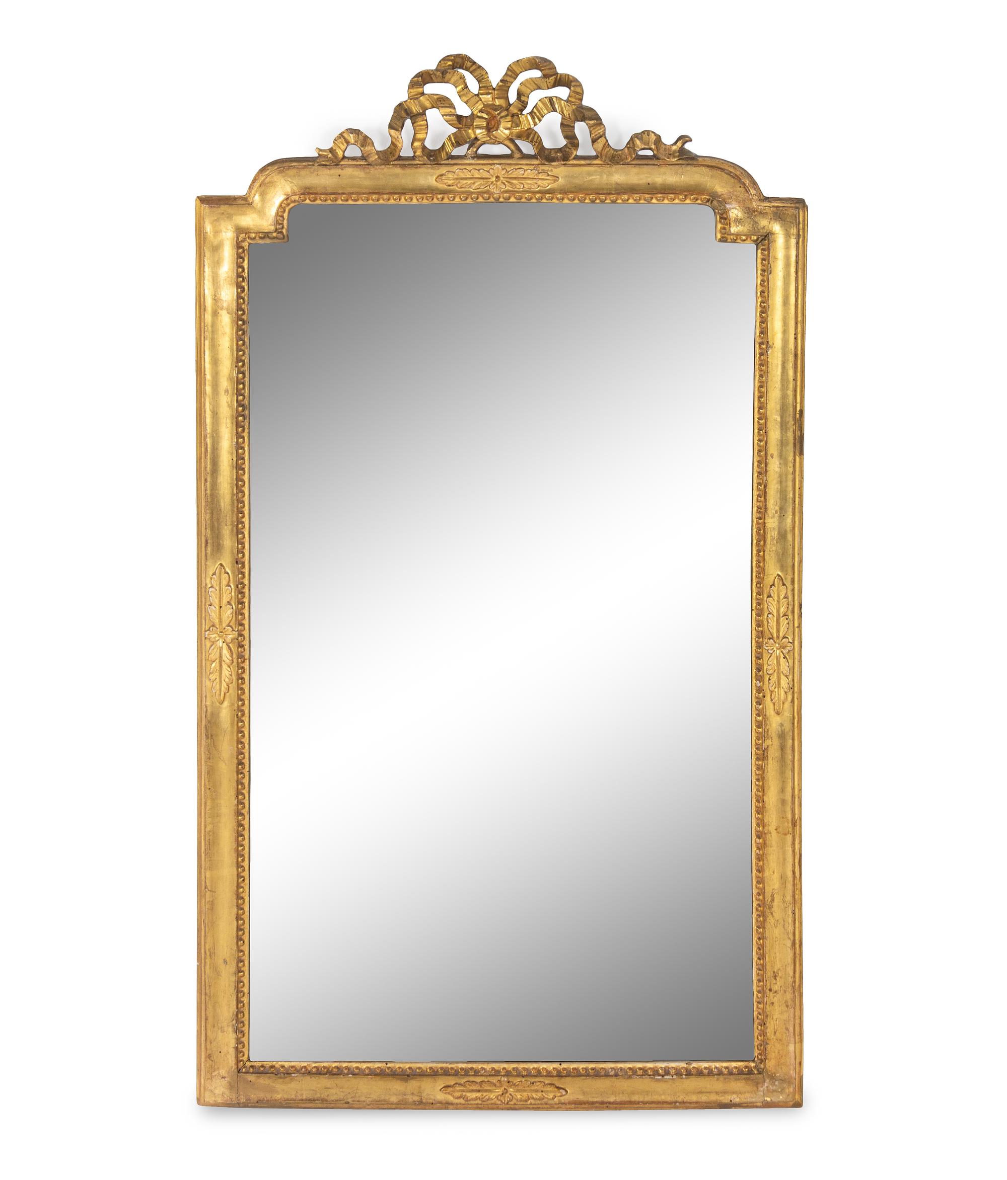 A Continental Giltwood Mirror
