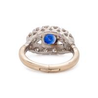 SAPPHIRE AND DIAMOND RING