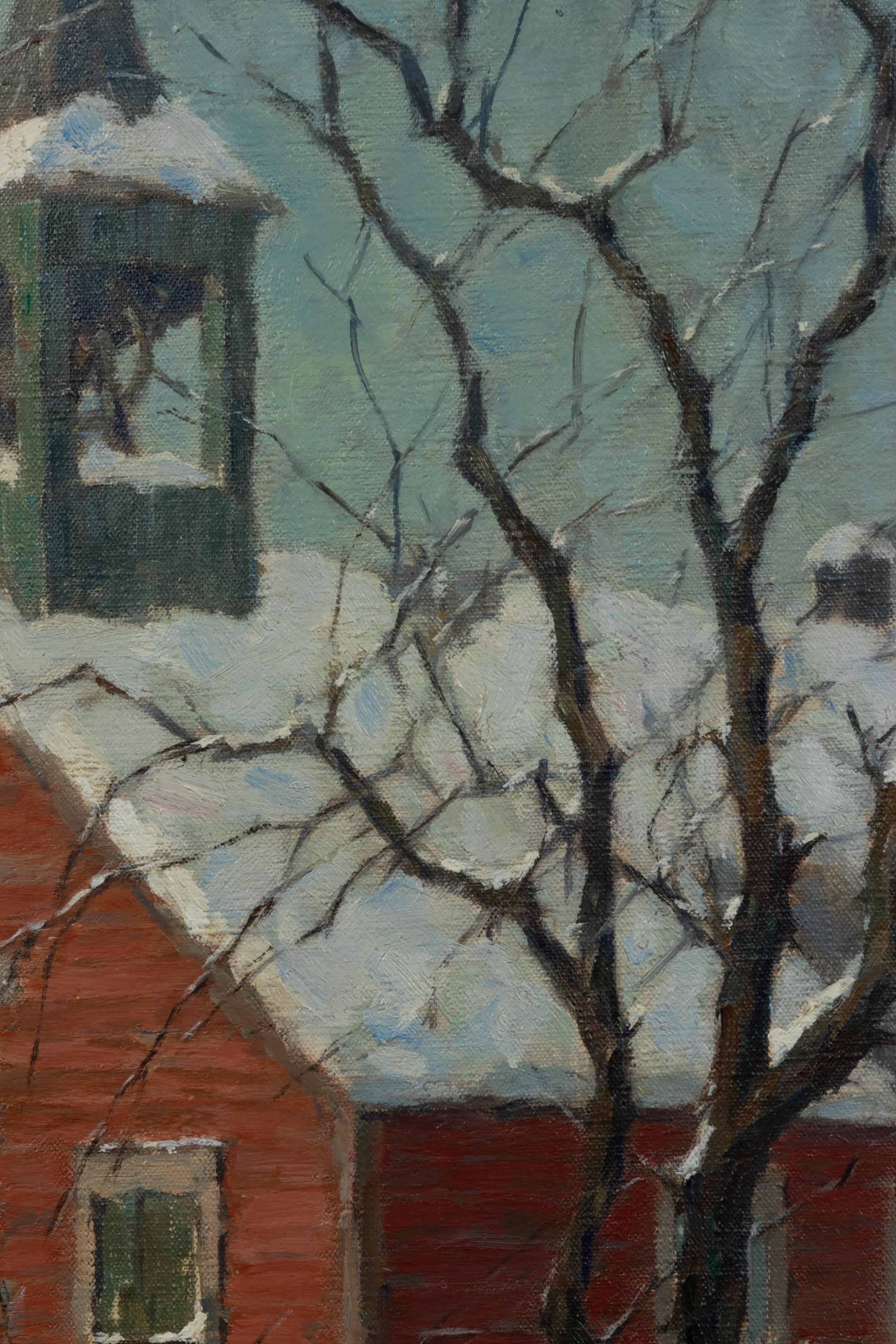 School House in Winter