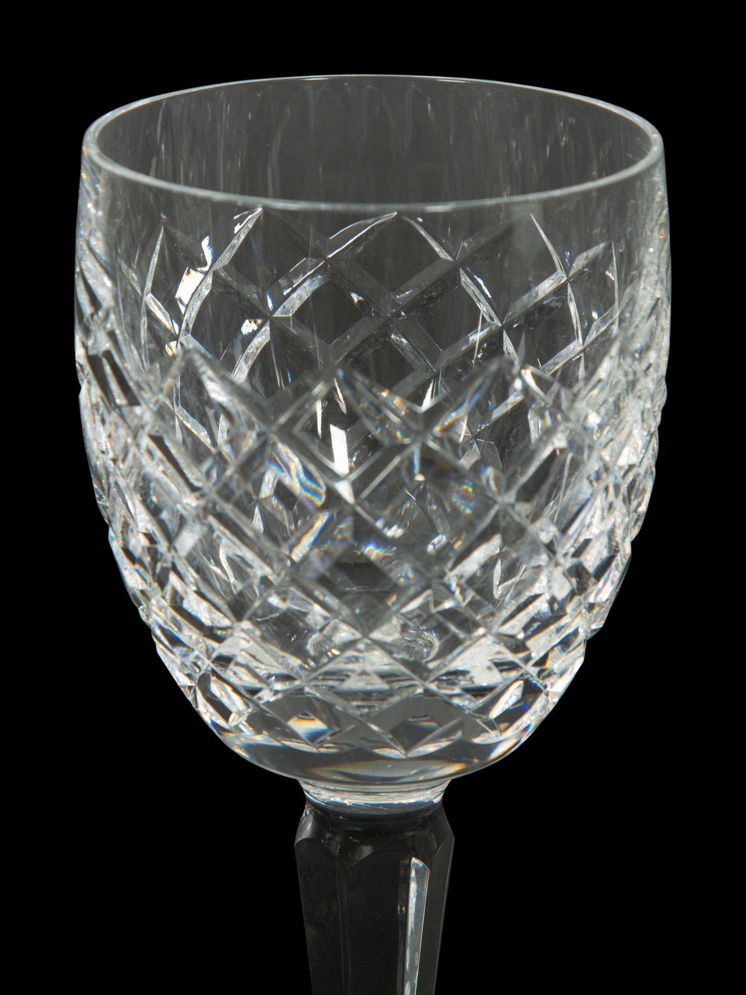 A Group of Waterford Cut Glass Stemware