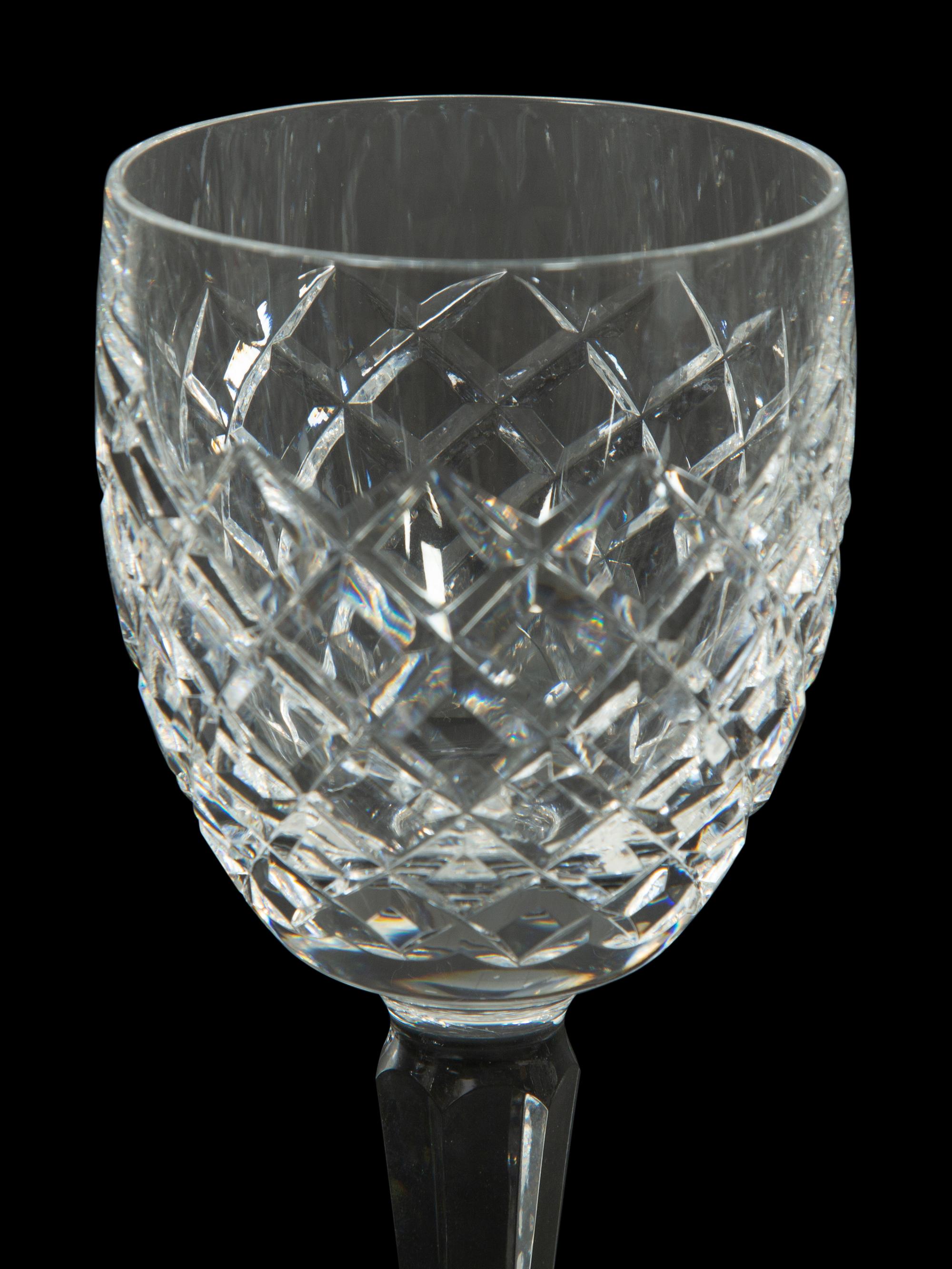 A Group of Waterford Cut Glass Stemware