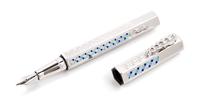 A Caran d'Ache La Modernista Limited Edition Fountain Pen and Ink Bottle Set