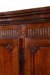 A French Provincial Walnut Bibliothèque