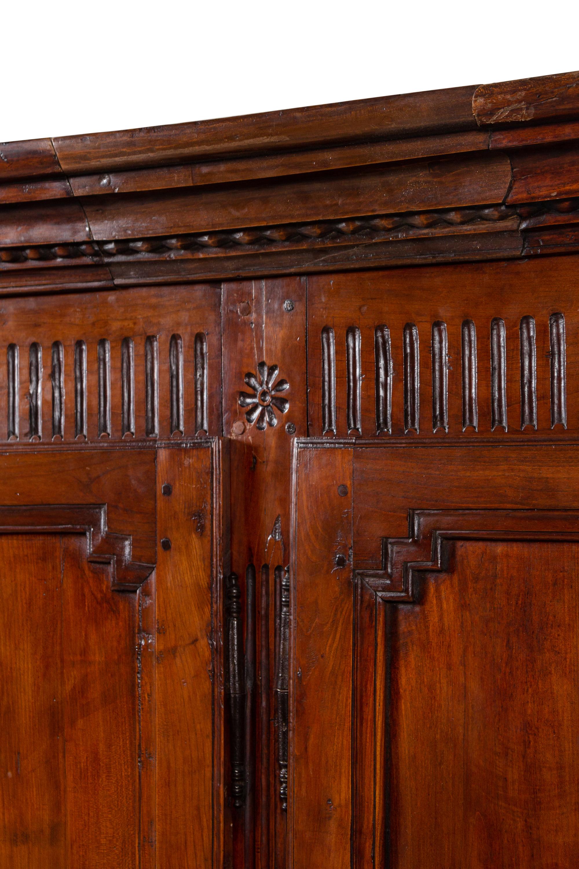 A French Provincial Walnut Bibliothèque