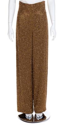Three Pairs of Beaded Pants, 1980-2000s No size labels