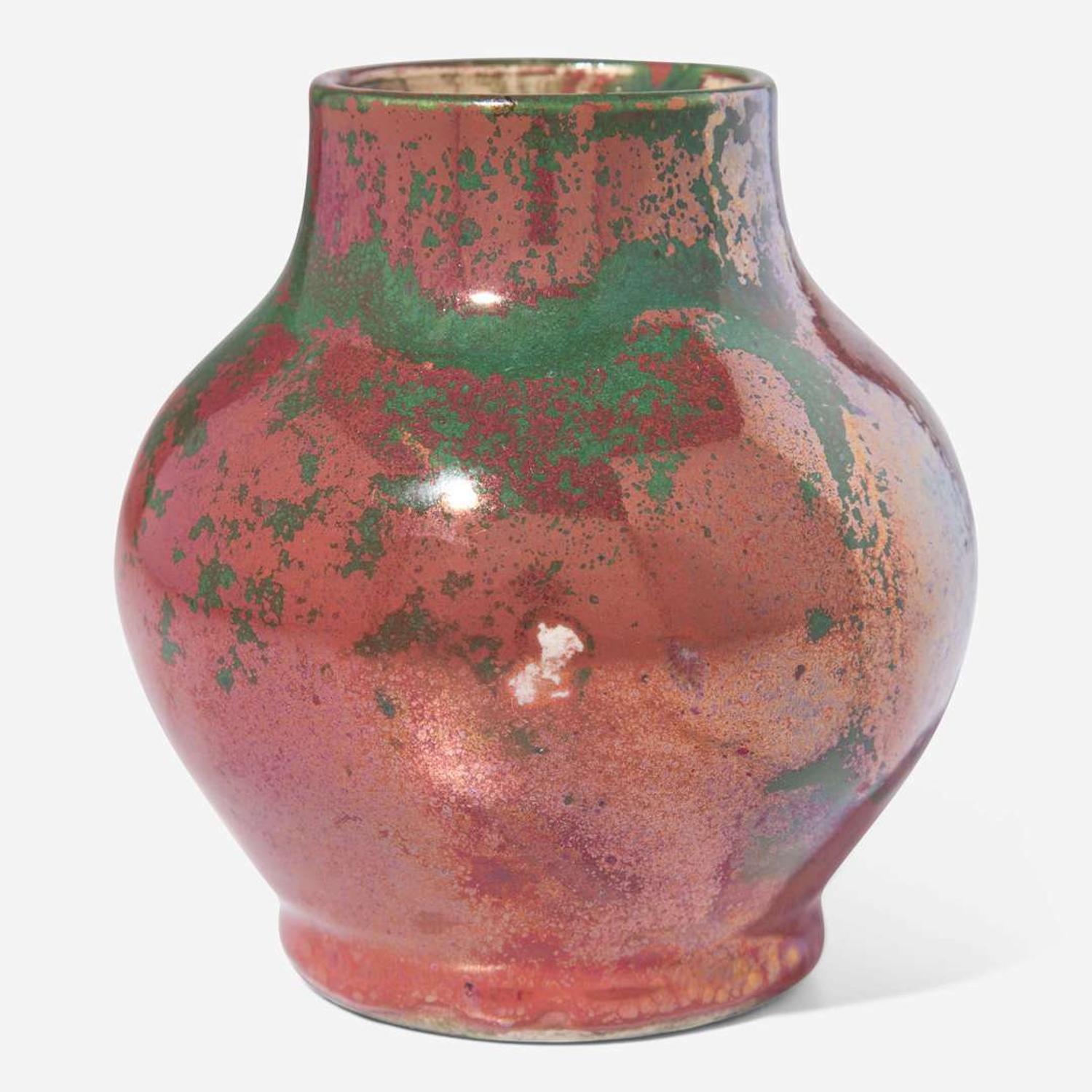 Hugh C. Robertson (American, 1845-1908) Experimental Vase for Dedham Pottery, Massachusetts, USA, circa 1896-1908