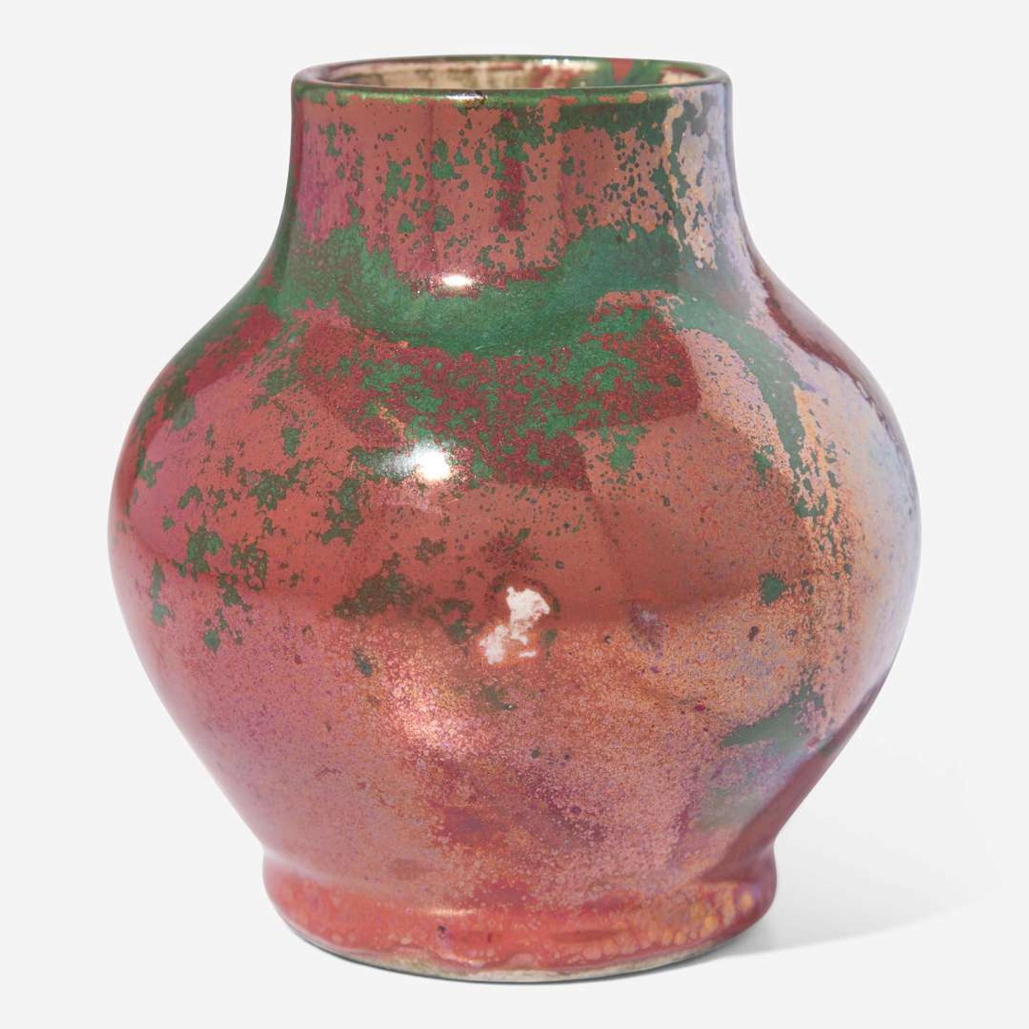 Hugh C. Robertson (American, 1845-1908) Experimental Vase for Dedham Pottery, Massachusetts, USA, circa 1896-1908
