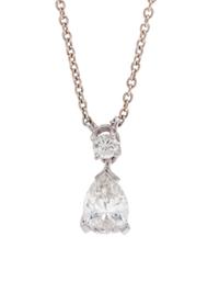 WHITE GOLD AND DIAMOND NECKLACE