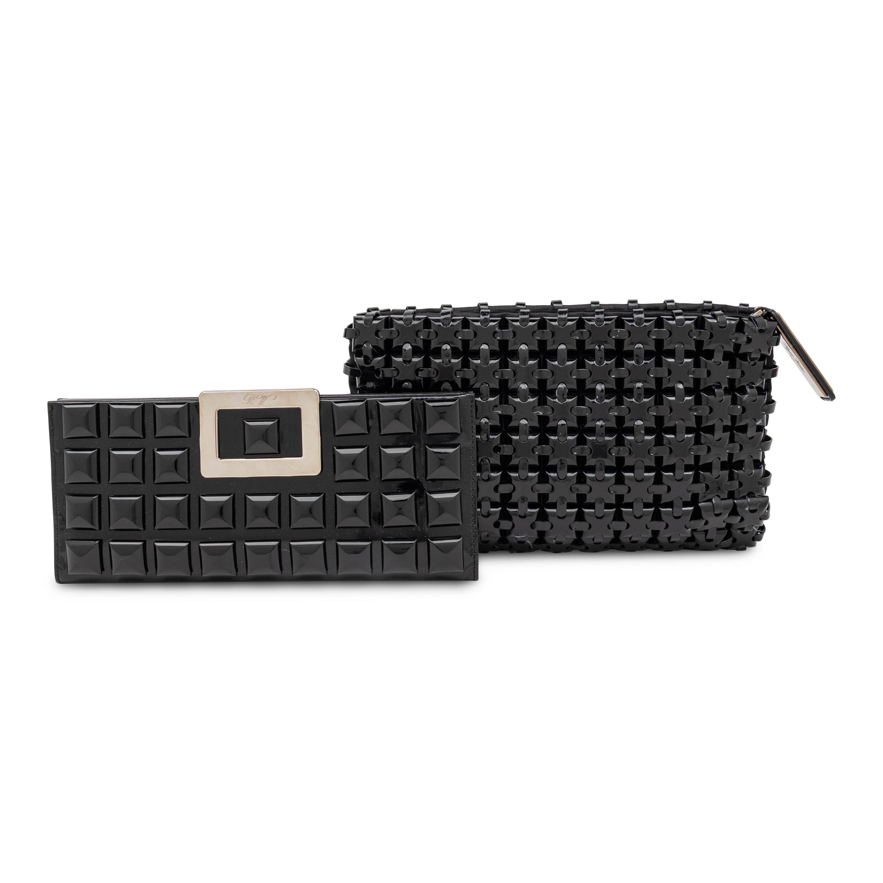 Roger Vivier, Two Patent Leather Clutches