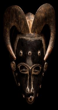 Two Yaure Wood Masks