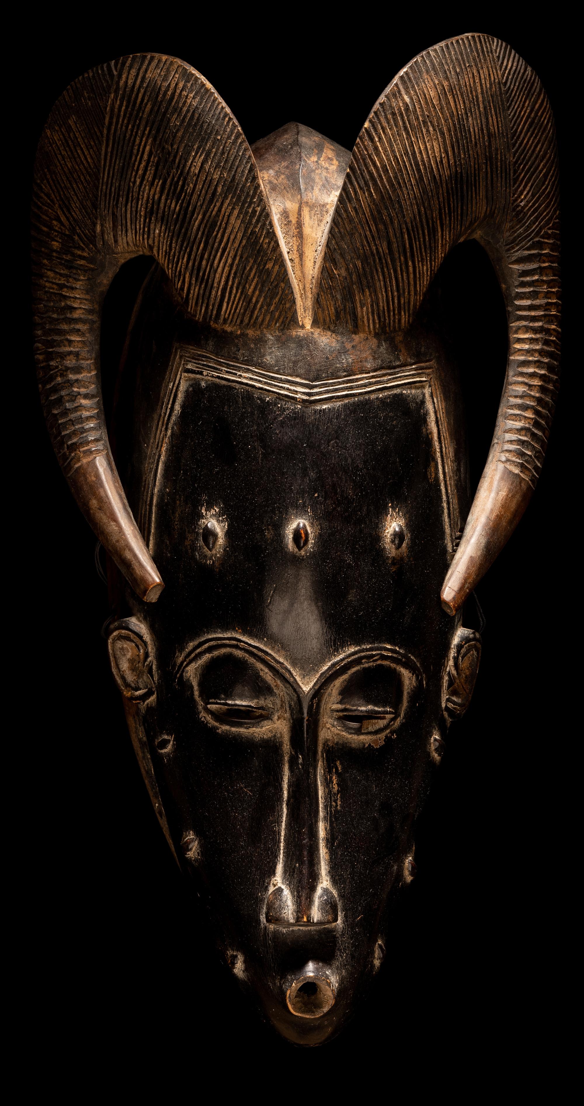 Two Yaure Wood Masks