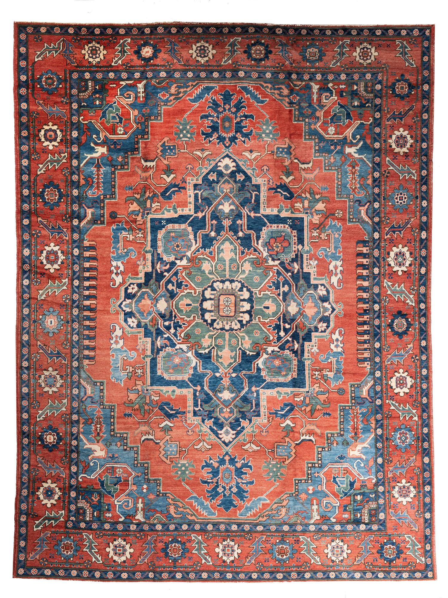 A Heriz Wool Rug