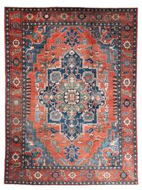 A Heriz Wool Rug