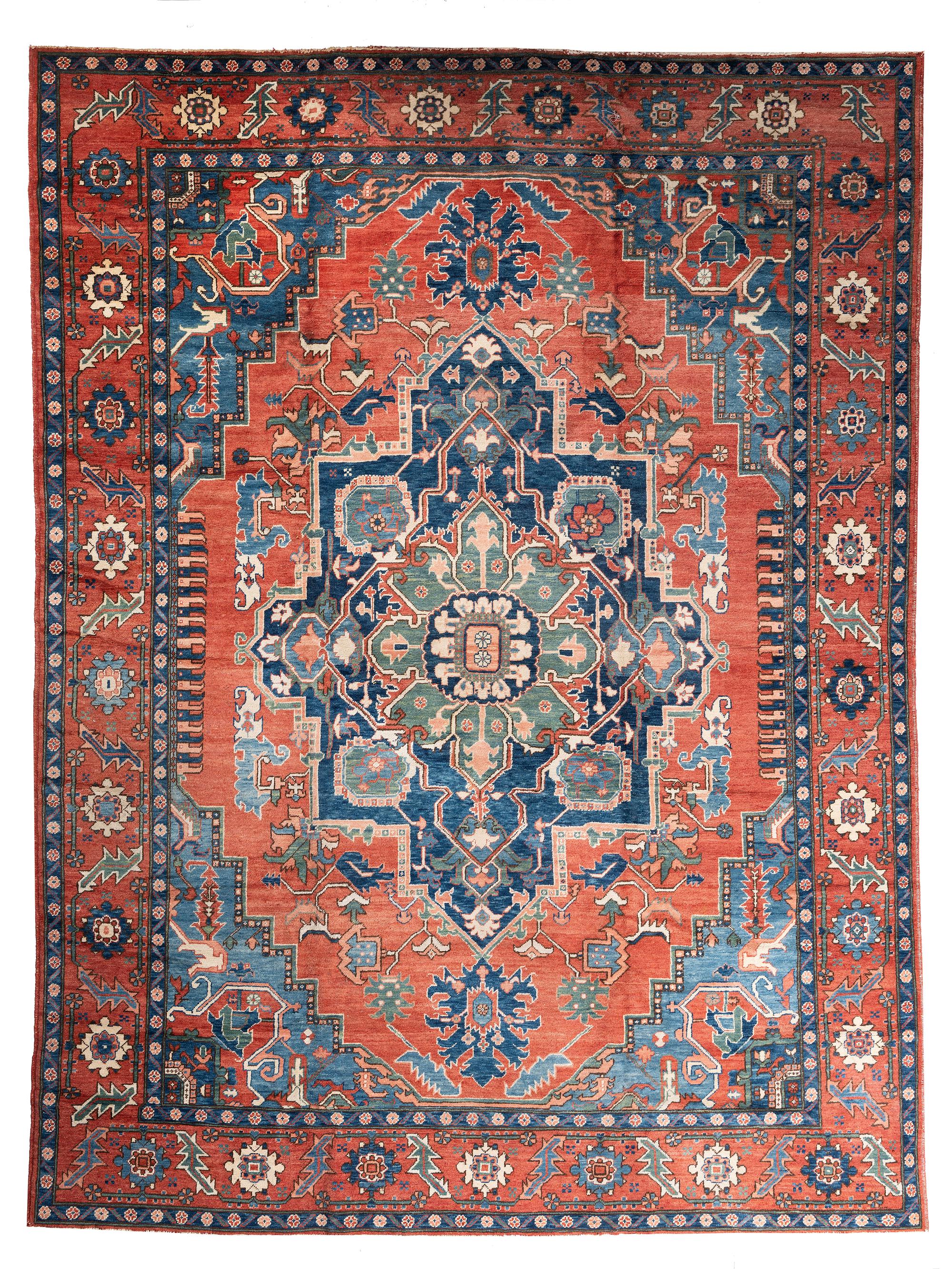 A Heriz Wool Rug