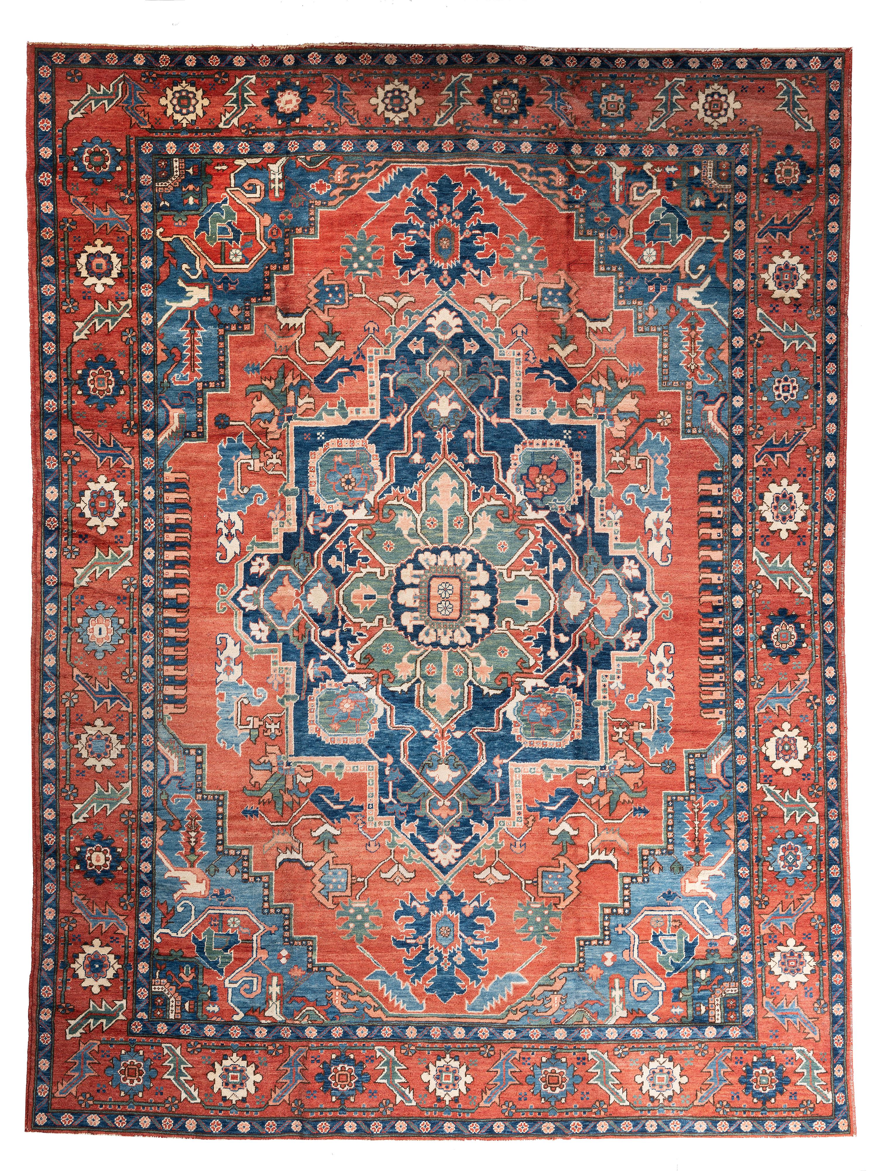 A Heriz Wool Rug