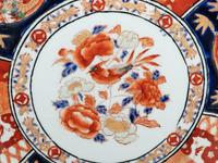 A Group of Five Imari Palette Porcelain Plates, together with Three English Plates
