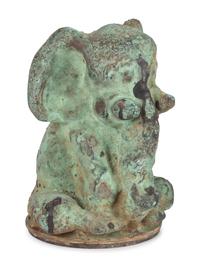 A Molded Copper Elephant-Form Toy Mold