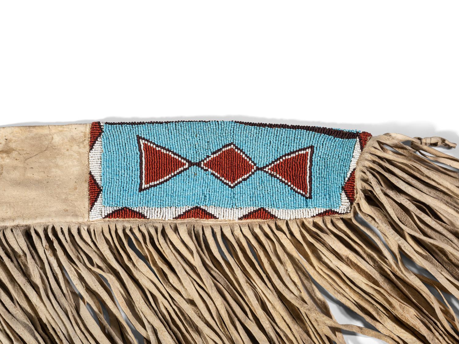 Plains Cree Beaded Hide Rifle Scabbard