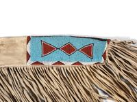 Plains Cree Beaded Hide Rifle Scabbard