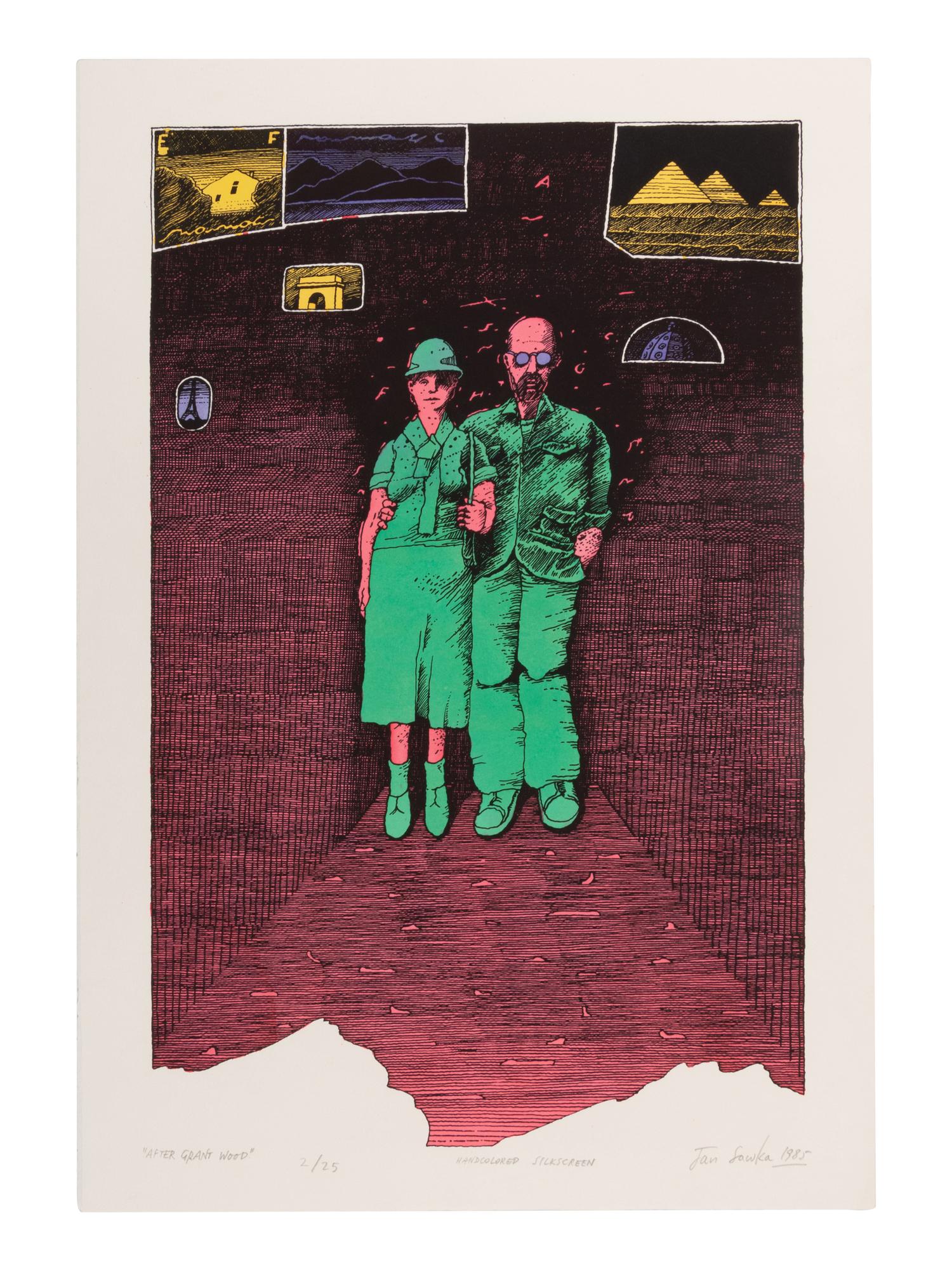 Eight Silk Screens (complete portfolio including cloth case)