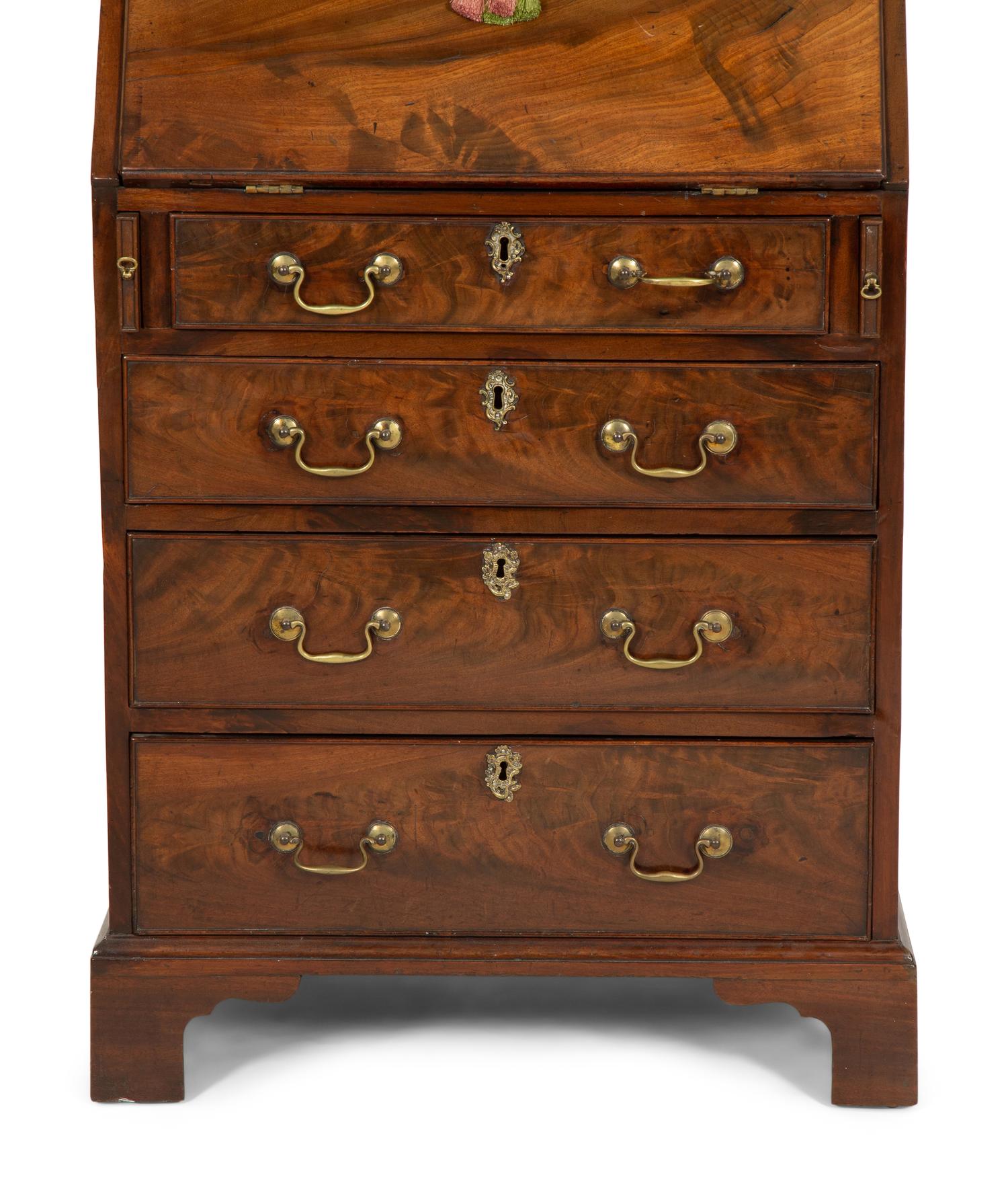 A George III Mahogany Secretary Bookcase