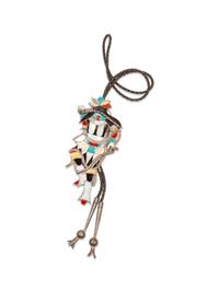 Mosaic Inlay Snake Dancer Bolo Tie