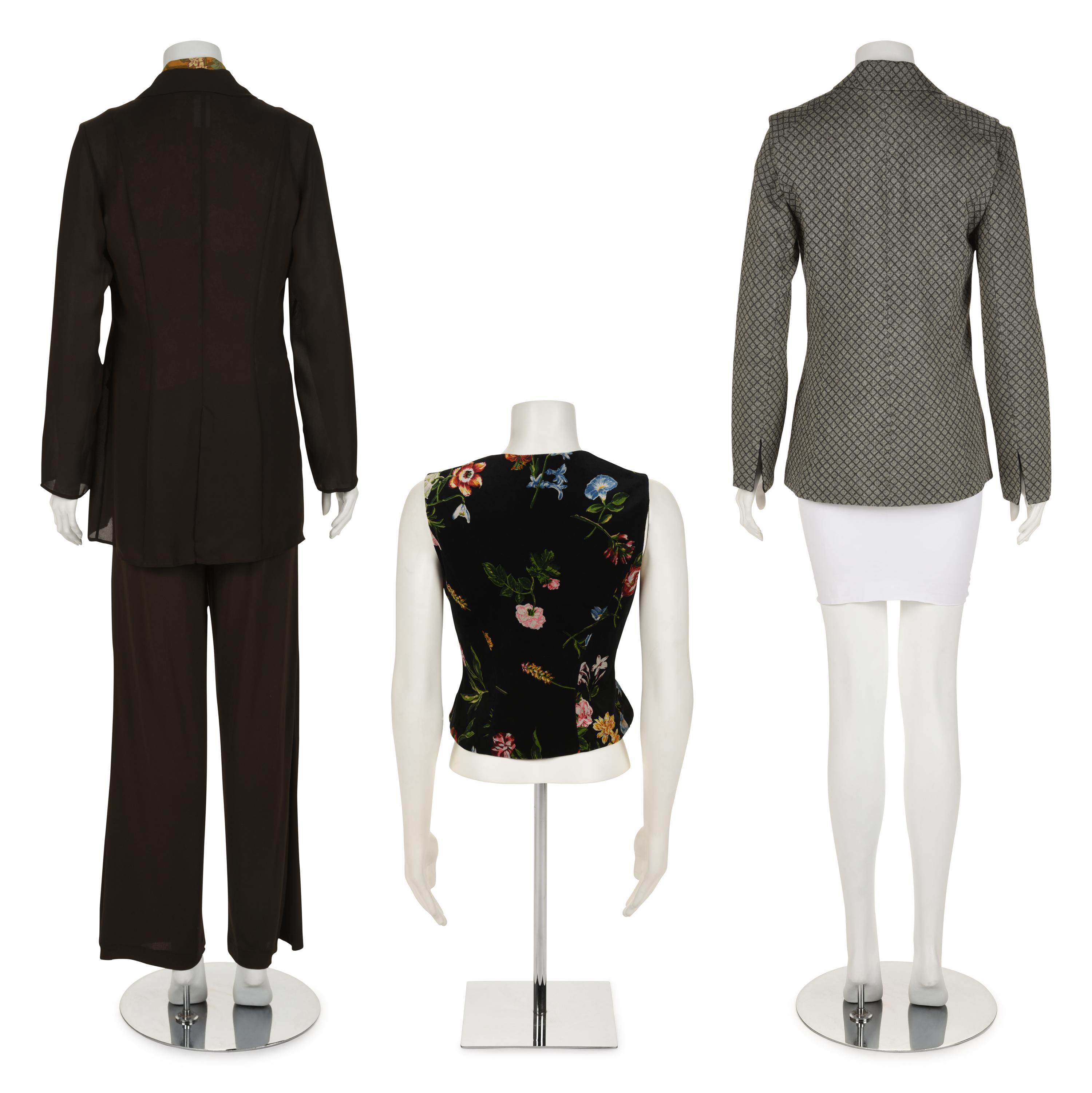 Eight Kenzo Items: One Dress, One Four-Piece Ensemble, One Two-Piece Jacket Ensemble, and One Vest