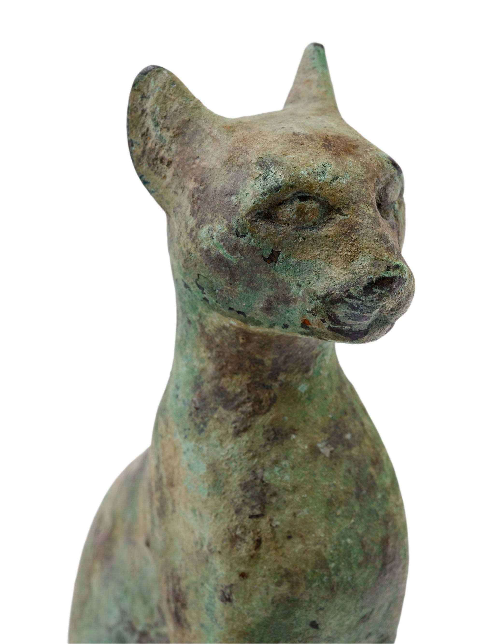 An Egyptian Style Bronze Cat